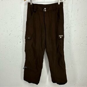 Vintage Marrow Women’s Size Medium Brown Corduroy Snowboard Cargo Pants